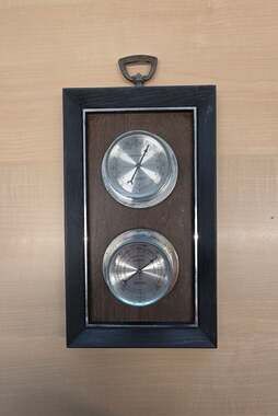 Vintage Springfield Thermometer And Humidity Wall Weather Station